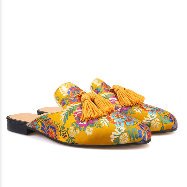 Mules plates élégantes Princeton Klimt