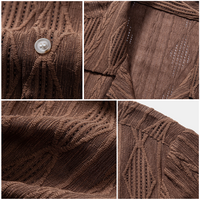 Ensemble chemise et short en jacquard cubain
