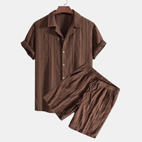 Ensemble chemise et short en jacquard cubain