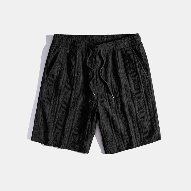 Ensemble chemise et short en jacquard cubain