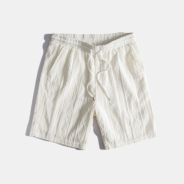 Ensemble chemise et short en jacquard cubain