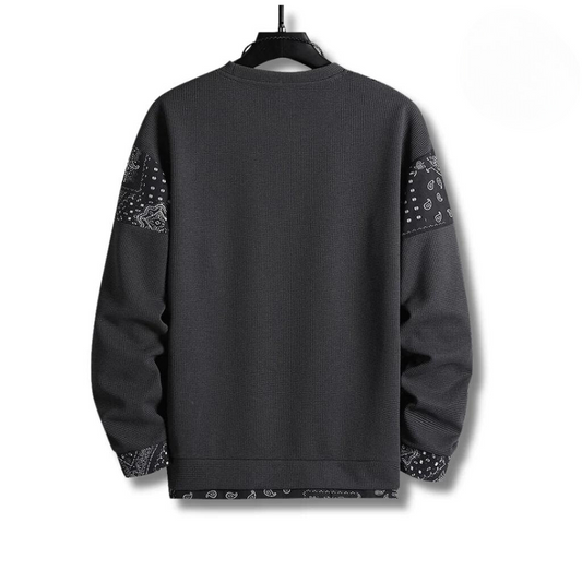RHETT - Un pull patchwork élégant