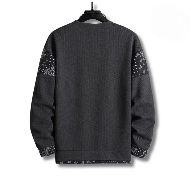 RHETT - Un pull patchwork élégant