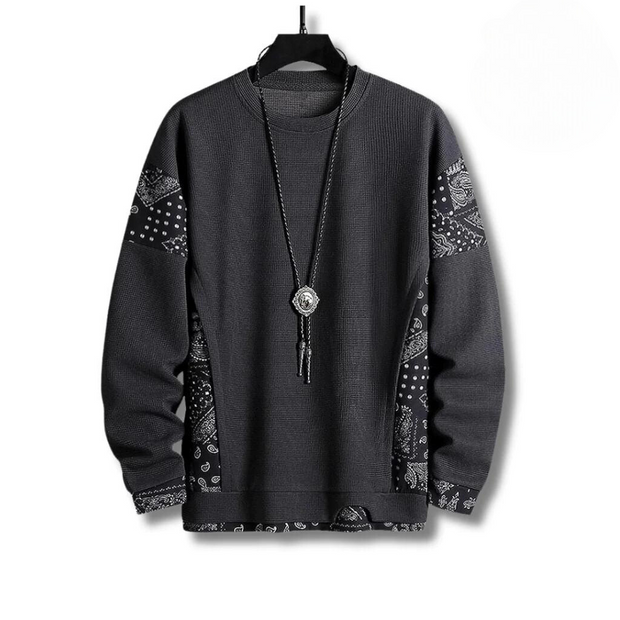 RHETT - Un pull patchwork élégant
