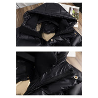 Veste d'hiver en duvet chaude et imperméable pour femmes