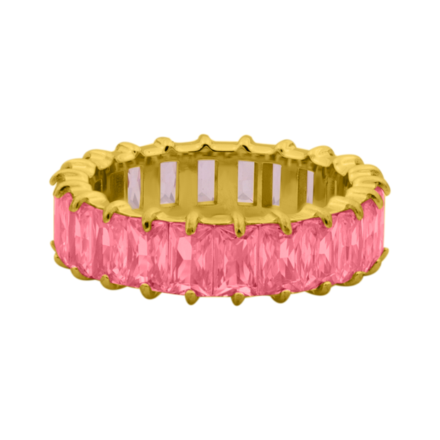 Bague Prestige Baguette 14K plaqué or