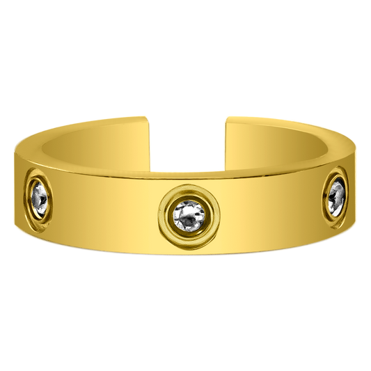 Element Stone Bague 14K plaqué or