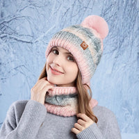 Strickmütze und Kragen für Frauen - Nireka