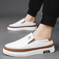 Chaussures à enfiler en cuir végétal - Leonel