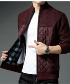 Gesteppte Strickjacke - Matias