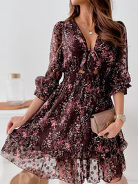 Sylvie - Robe imprimée en mousseline simply