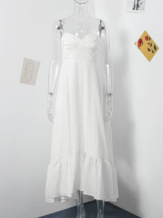 Jessika - Robe blanche décontractée