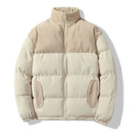 Unisex-Steppjacke mit Korddetails - Aiden