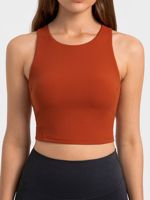 Haut sportif avec soutien-gorge intégré - Basic Sport Tshirt