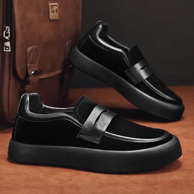 Mocassins en daim à la mode pour hommes - Stylés et confortables