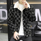 Karierte Cordjacke - William