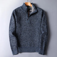 Herren Wollpullover mit Reißverschluss - Darven