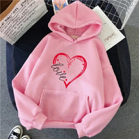 Pull à capuche ample à manches longues pour femmes