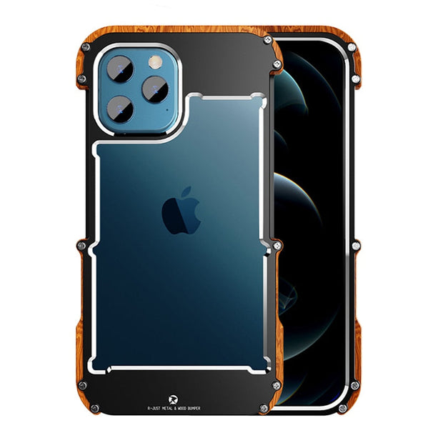 Étui pour iPhone avec finition en bois