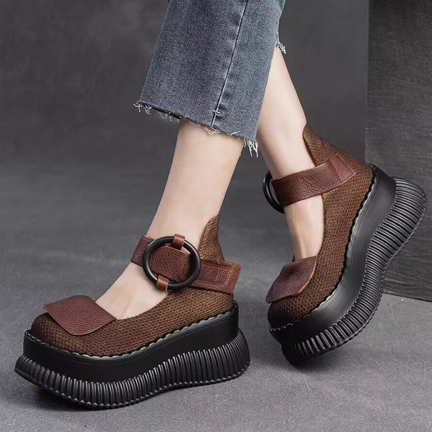 Chaussures à semelles compensées - Rinoa