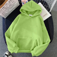 Pull à capuche ample à manches longues pour femmes