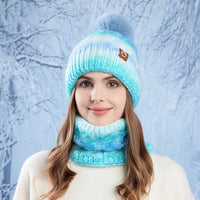 Strickmütze und Kragen für Frauen - Nireka