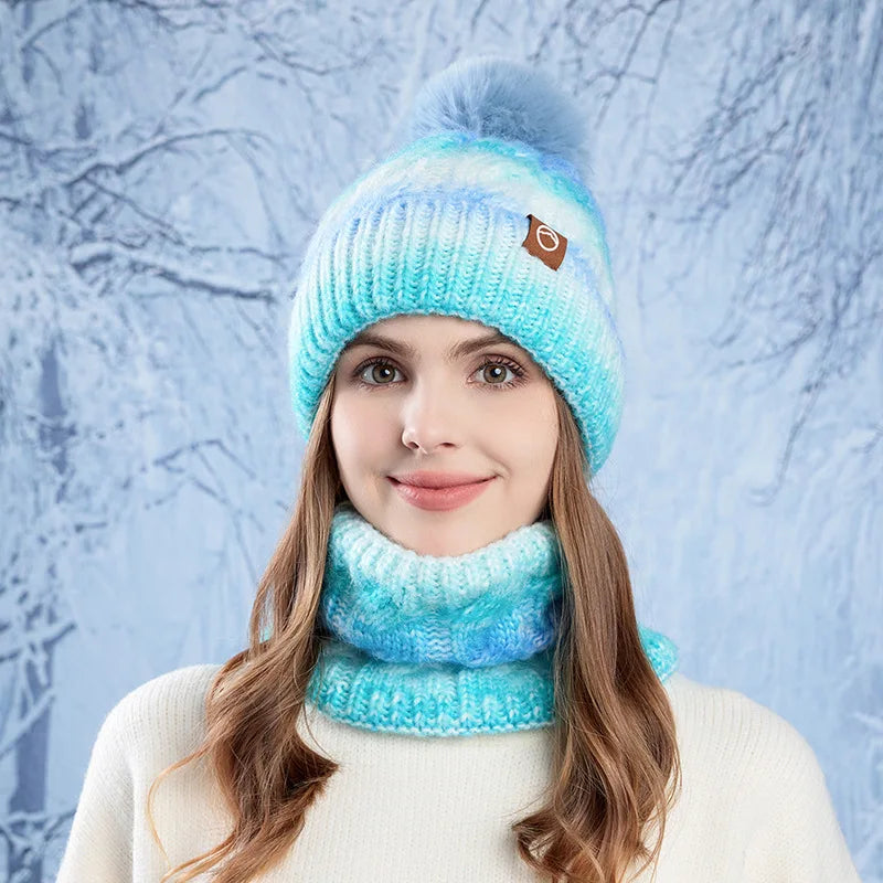 Strickmütze und Kragen für Frauen - Nireka