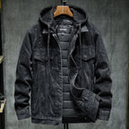 Herren Jeansjacke mit moderner Kapuze - Elrick