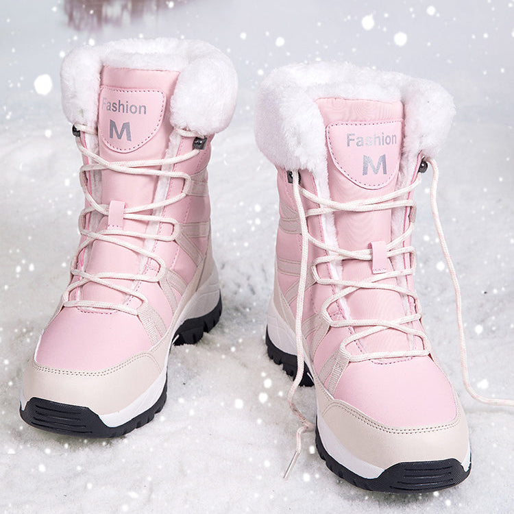 Gepolsterte Winterstiefel mit Warmfutter - Enna
