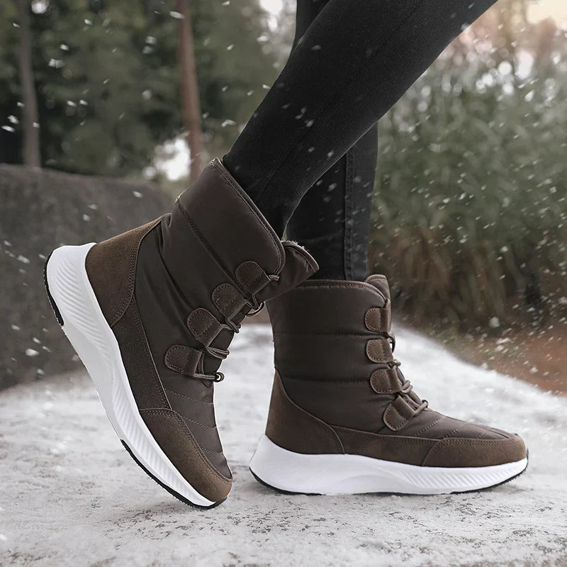 Wasserdichte Damenstiefel mit technischem Design - Nareen