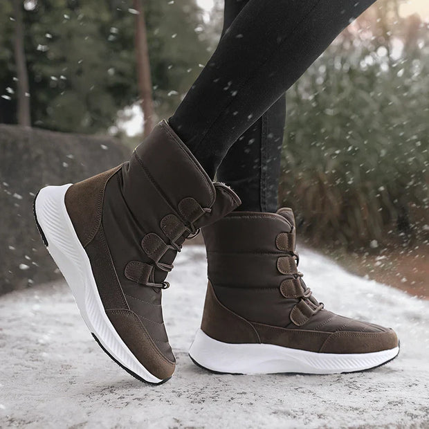 Wasserdichte Damenstiefel mit technischem Design - Nareen