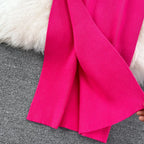 Gutruna - Geschlitztes halblanges Kleid für Frauen