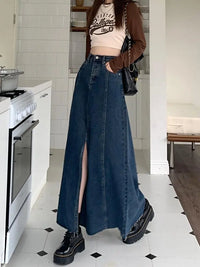 Jupe en jean vintage pour femme elizzy