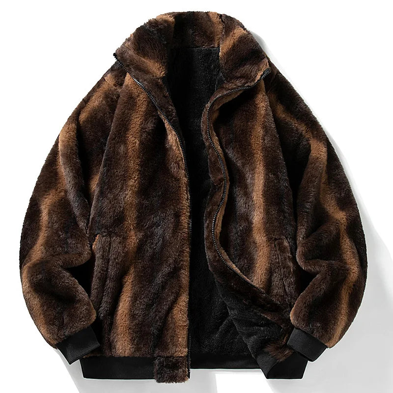 Kunstpelz Jacke für Männer Luxus-Stil - Eryon