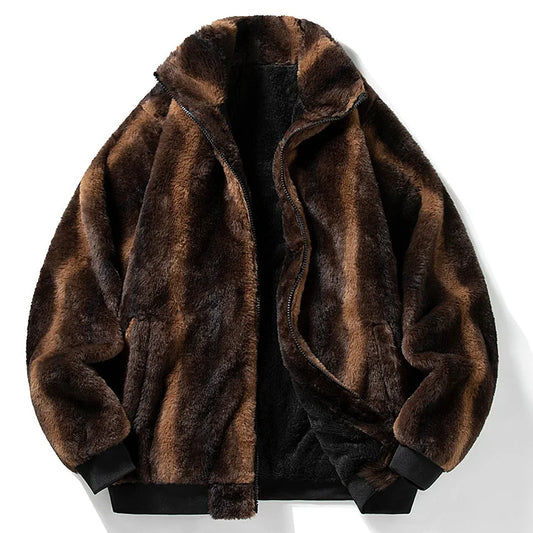 Kunstpelz Jacke für Männer Luxus-Stil - Eryon