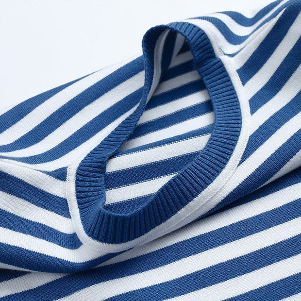 EleganceStripe Chemise à manches longues