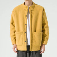 Veste légère en velours côtelé pour hommes avec grandes poches - Boaz