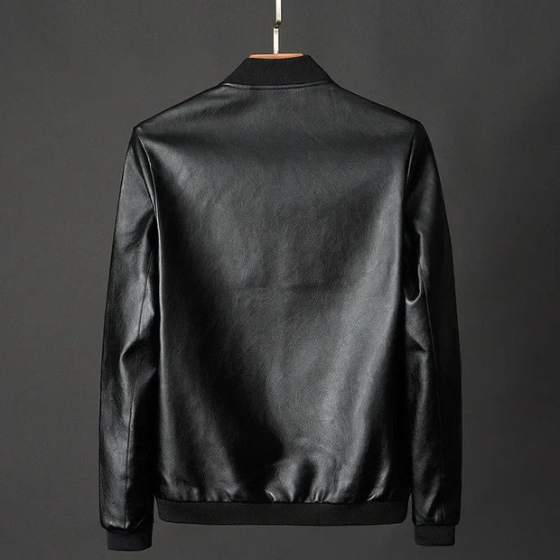 Blouson bombardier en cuir pour homme - Darel