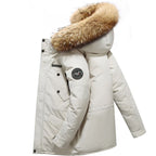 Julio - Halblange Winterjacke mit Kapuze