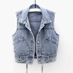 Caroline - Klassische Denim Jeansweste