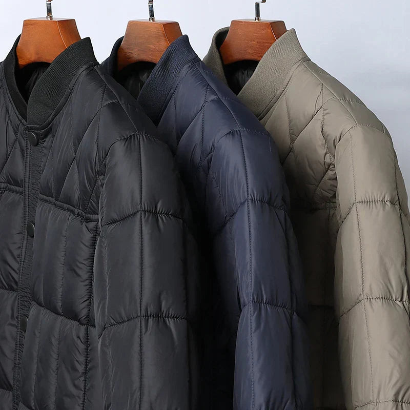 Leichte Herren-Steppjacke in Beige - Noud