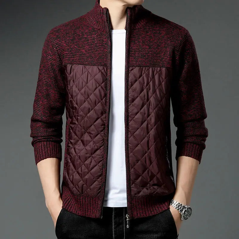 Gesteppte Strickjacke für Männer - Foster