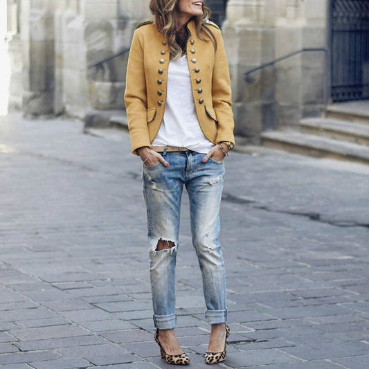 Madleen - Blazer avec boutons modernes