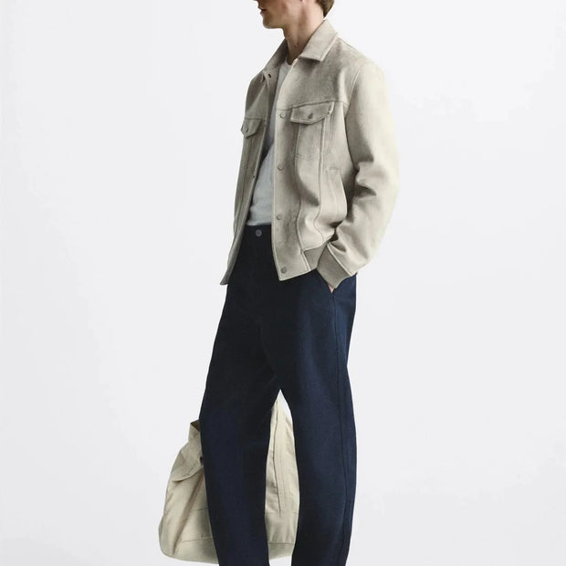 Veste effet daim pour homme - Marceau