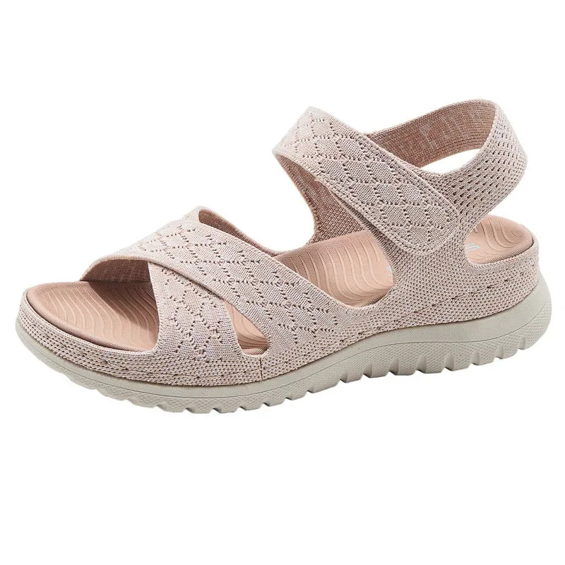 Orthopädische Damensandalen mit ergonomischer rutschfester Sohle - Alira
