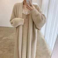 Pull à manches longues en cachemire pour femme