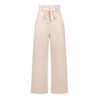 Delaila - Pantalon en lin léger et souple pour femmes, disponible en plusieurs couleurs