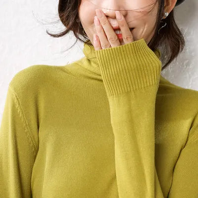 Karo - Pull à col roulé coupe couvertes pour femmes