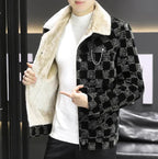 Karierte Cordjacke - William