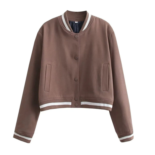 Blouson Bombardier à Manches pour Femme